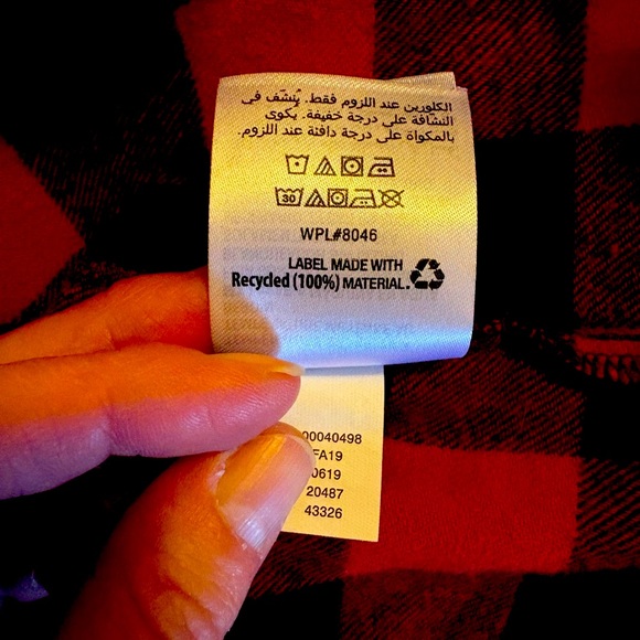 Club Room Red & Black Checkered Button-Down Shirt – Size L - Picture 4 of 11